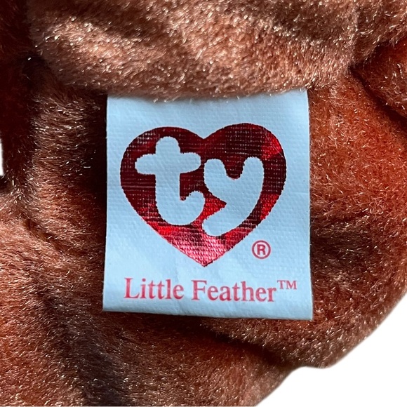Ty Beanie Baby Little Feather the Bear collectible plush toy - Picture 3 of 7